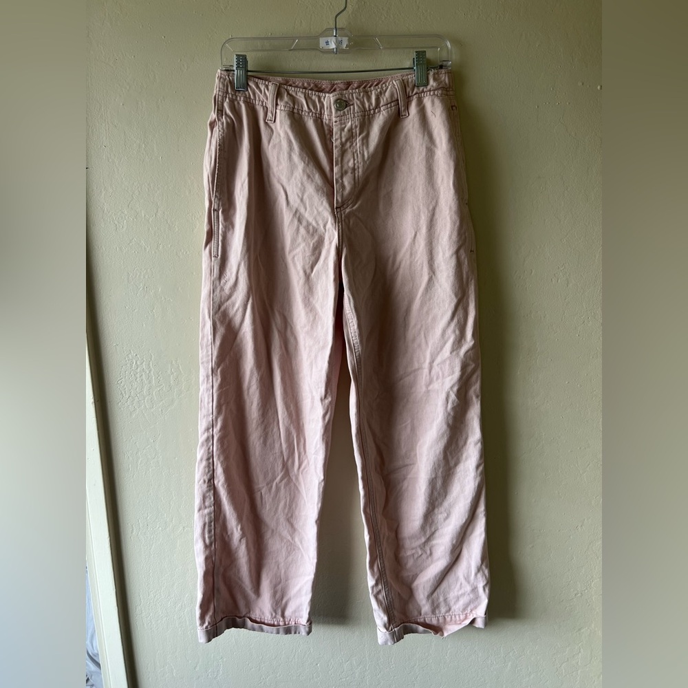 Free People Pink‎ Straight Leg Pants